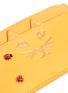 Detail View - Click To Enlarge - CHARLOTTE OLYMPIA - 'Feline' ladybug embellished leather coin pouch