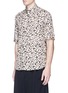 Front View - Click To Enlarge - MC Q - Leopard print bowling shirt