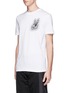 Front View - Click To Enlarge - MC Q - 'Bunny Be Here Now' print cotton T-shirt