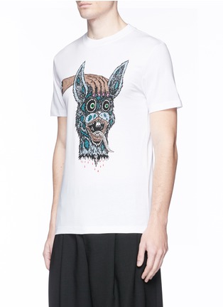 Front View - Click To Enlarge - MC Q - 'Bring Me the Head of Bunny' print cotton T-shirt