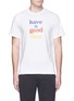Main View - Click To Enlarge - HAVE A GOOD TIME - Logo print cotton T-shirt