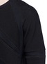 Detail View - Click To Enlarge - 73333 - Slice' ottoman ribbed panel sweatshirt