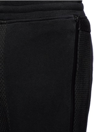 Detail View - Click To Enlarge - 73333 - Union' basket jacquard panel jogging pants