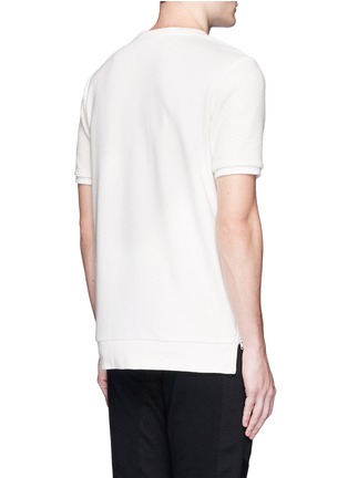 Back View - Click To Enlarge - 73333 - Link' ottoman ribbed panel T-shirt
