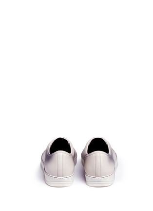 Back View - Click To Enlarge - LANVIN - Sprayed effect leather sneakers