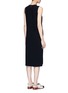 Back View - Click To Enlarge - THEORY - 'Quinlynn' tie waist crepe dress