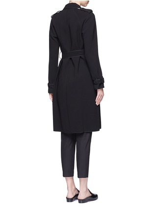 Back View - Click To Enlarge - THEORY - 'Laurelwood SB' bonded crepe trench coat