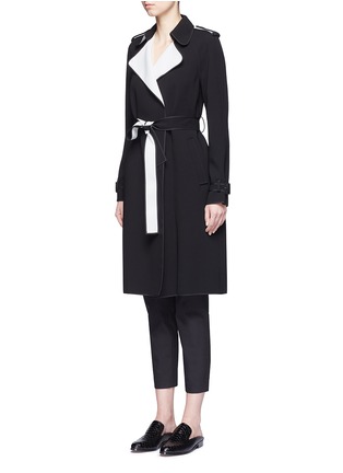 Front View - Click To Enlarge - THEORY - 'Laurelwood SB' bonded crepe trench coat