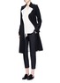 Figure View - Click To Enlarge - THEORY - 'Laurelwood SB' bonded crepe trench coat