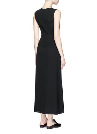Back View - Click To Enlarge - THEORY - 'Parthenia Dr' cross front ponte jersey dress