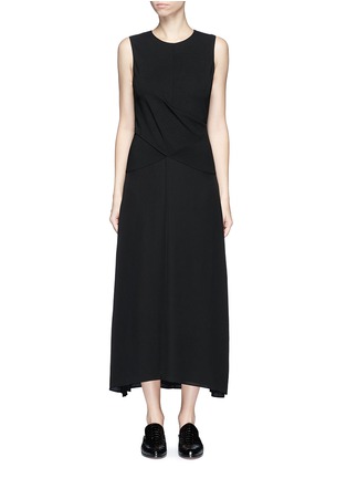Main View - Click To Enlarge - THEORY - 'Parthenia Dr' cross front ponte jersey dress
