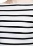 Detail View - Click To Enlarge - THEORY - 'Blasina ST' stripe V-back sweater