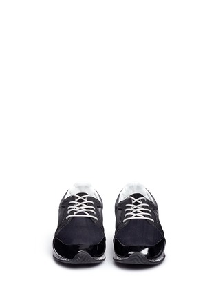 Front View - Click To Enlarge - GOLDEN GOOSE - Clover' scribble print tech fabric sneakers