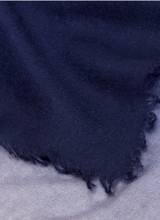 Detail View - Click To Enlarge - ISH - Ombré superfine cashmere shawl