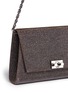 Detail View - Click To Enlarge - RODO - Glitter fabric clutch