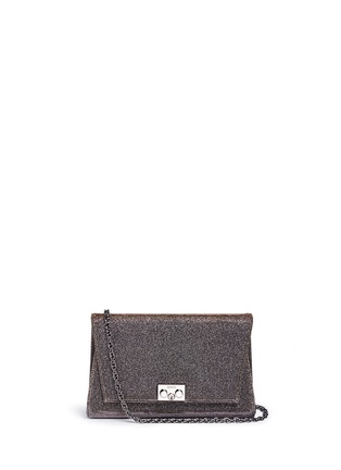 Main View - Click To Enlarge - RODO - Glitter fabric clutch