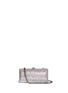 Main View - Click To Enlarge - RODO - 'Tube' crystal pavé clutch