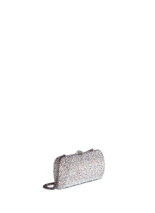 Figure View - Click To Enlarge - RODO - 'Tube' crystal pavé clutch