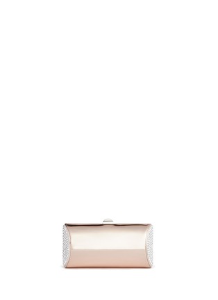 Detail View - Click To Enlarge - RODO - 'Tube' mirror leather clutch