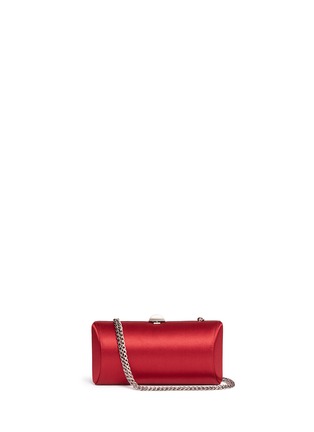 Main View - Click To Enlarge - RODO - 'Tube' satin clutch