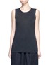 Main View - Click To Enlarge - JAMES PERSE - 'Tomboy' linen-cotton tank top