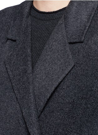 Detail View - Click To Enlarge - HELMUT LANG - Oversized double faced wool-cashmere cape coat