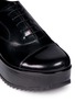 Detail View - Click To Enlarge - PEDRO GARCIA  - 'Nicol' patent leather platform loafers