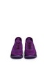 Front View - Click To Enlarge - PEDRO GARCIA  - 'Omega' perforated suede sneakers