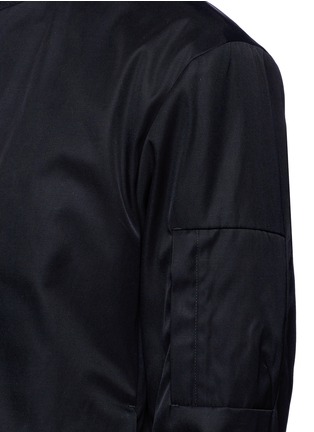 Detail View - Click To Enlarge - THEORY - 'Ronin' cotton blend twill track jacket