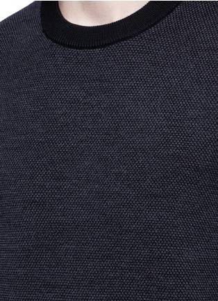 Detail View - Click To Enlarge - THEORY - 'Blakes' mélange merino wool sweater
