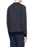 Back View - Click To Enlarge - THEORY - 'Blakes' mélange merino wool sweater