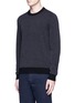 Front View - Click To Enlarge - THEORY - 'Blakes' mélange merino wool sweater