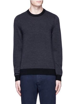 Main View - Click To Enlarge - THEORY - 'Blakes' mélange merino wool sweater