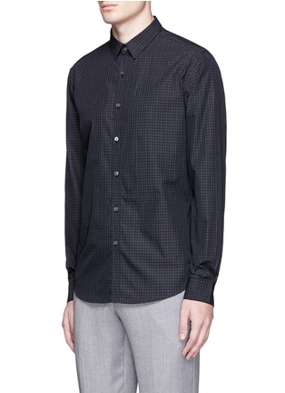 Front View - Click To Enlarge - THEORY - 'Zack PS' check plaid poplin shirt