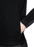 Detail View - Click To Enlarge - THEORY - 'Nordan' nylon patch sweater