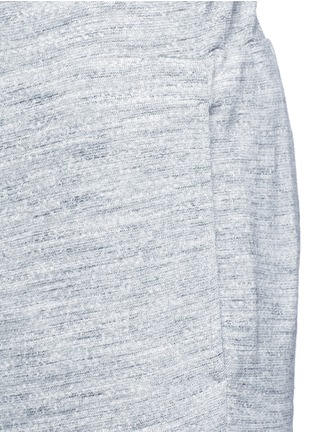 Detail View - Click To Enlarge - THEORY - 'Moris' drawstring waist sweat shorts