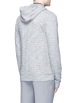 Back View - Click To Enlarge - THEORY - 'Danen H' zip French terry hoodie