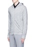Front View - Click To Enlarge - THEORY - 'Danen H' zip French terry hoodie
