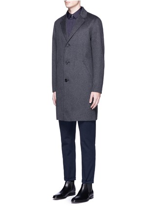Front View - Click To Enlarge - THEORY - 'Delancey DW' double-faced cashmere coat