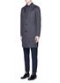 Front View - Click To Enlarge - THEORY - 'Delancey DW' double-faced cashmere coat