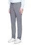Front View - Click To Enlarge - THEORY - 'Zaine' stretch cotton blend pants