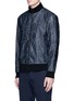 Front View - Click To Enlarge - THEORY - 'Ronin' abstract print bomber jacket