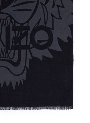 Detail View - Click To Enlarge - KENZO - Tiger head print scarf