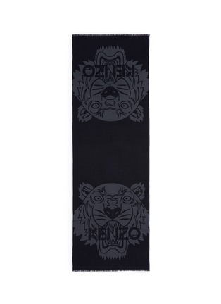 Main View - Click To Enlarge - KENZO - Tiger head print scarf