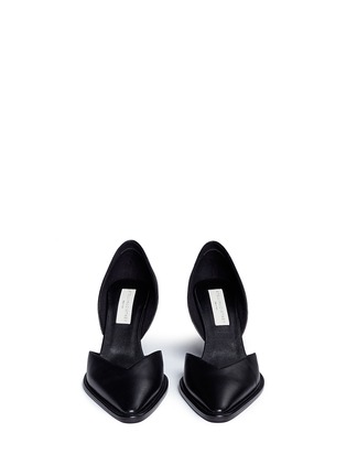 Front View - Click To Enlarge - STELLA MCCARTNEY - Faux leather d'Orsay pumps