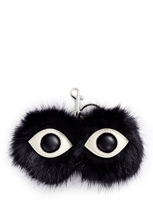 Main View - Click To Enlarge - STELLA MCCARTNEY - Alter fur eyes keychain