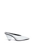 Main View - Click To Enlarge - STELLA MCCARTNEY - V-throat faux leather mules