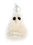 Main View - Click To Enlarge - STELLA MCCARTNEY - Beaded eyes alter fur ghost keychain