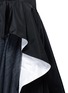 Detail View - Click To Enlarge - OSCAR DE LA RENTA - Tulle insert ruffle silk faille skirt