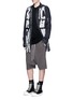 Figure View - Click To Enlarge - RICK OWENS DRKSHDW - Patch pocket long sleeve T-shirt